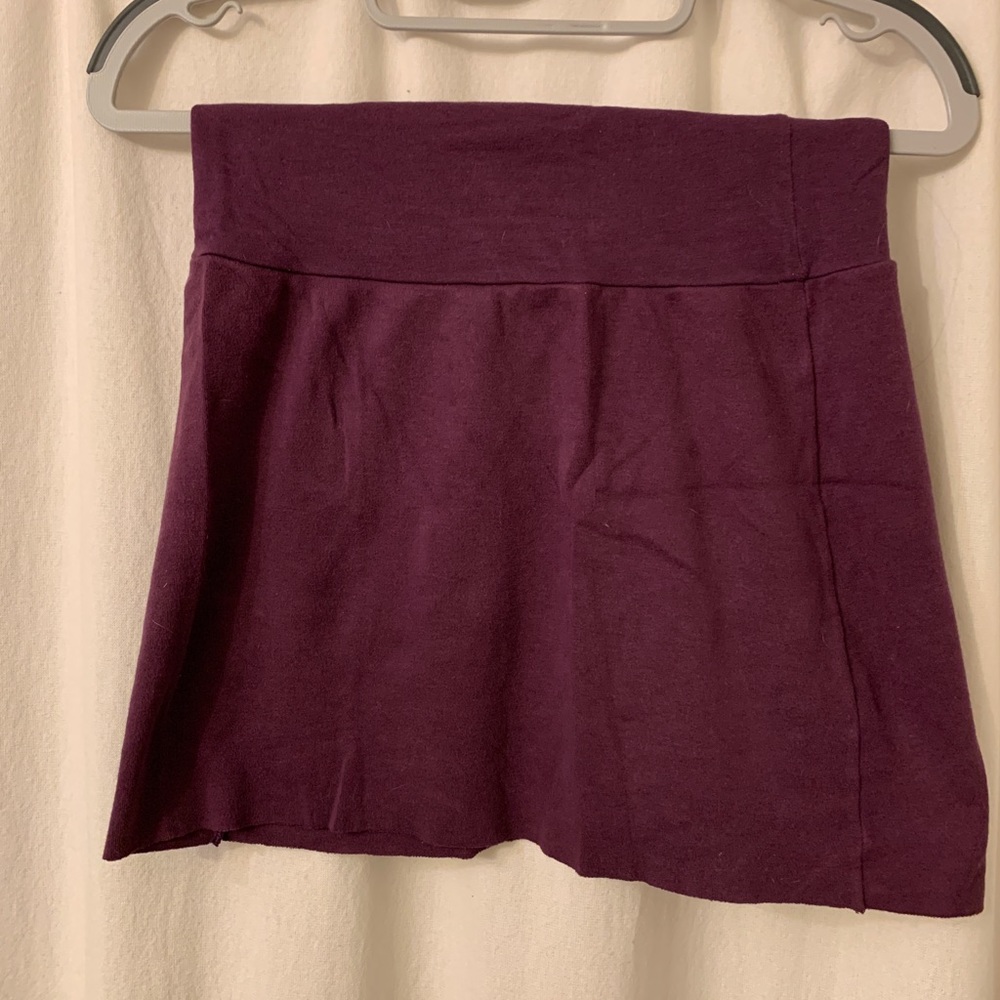 Purple mini skirt (stretches)
